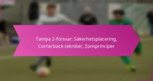 Tampa 2-försvar: Säkerhetsplacering, Cornerback-tekniker, Zonsprinciper